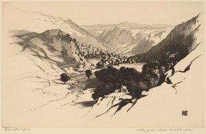 Lledrin laakso, Pohjois-Wales (nro 1) tekijältä George Elbert Burr