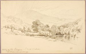 Llugwyn laakso (Moel Siabod), Pohjois-Wales tekijältä George Elbert Burr