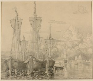 Venetsian kalastusveneet tekijältä George Elbert Burr
