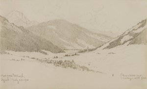 West from Toblach, Tirol tekijältä George Elbert Burr
