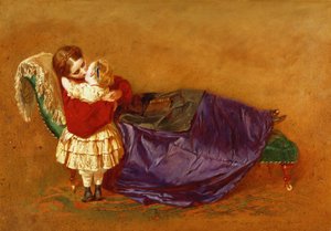 Hyvää yötä, 1863 (öljy paperille) tekijältä George Elgar Hicks