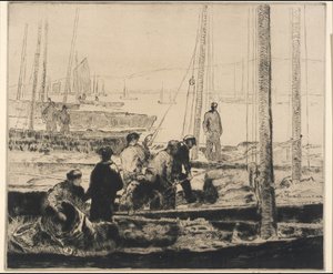 Sardiinilaivasto tekijältä George Elmer Browne