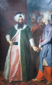 Kozbekci Mustafa Aga ja hänen seuralaisensa, n. 1727 (öljy kankaalle)