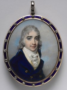 Miehen muotokuva, c. 1800. tekijältä George Engleheart