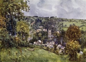 Bodmin (väri litho) tekijältä George Franck Nicholls