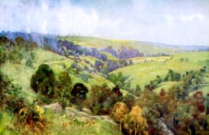 Kukkuloilla lähellä Harrogatea, Yorkshiressa, 1924-1926.
