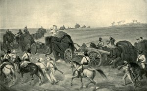 The Advance of the Siege Train Delhi, 1857, 1901.