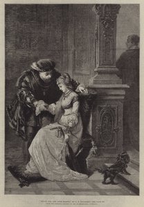 Henry VIII ja Anne Boleyn tekijältä George Frederick Folingsby