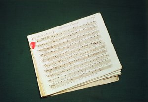 Messiaan alkuperäinen partituuri