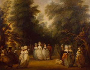 Ladies Promenading on the Mall, St. James Park