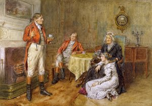 Huonekalut ja erilaiset esineet 1100- ja 1300-luvuilta tekijältä George Goodwin Kilburne