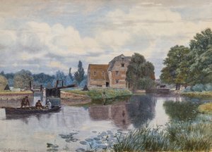 Hemingford Mill, On the Ouse, Huntingdonshire tekijältä George Gordon Fraser