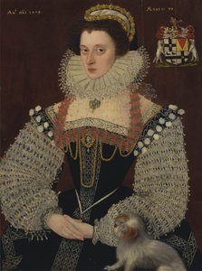 Frances, Lady Brydges (noin 1553-1623) tekijältä George Gower