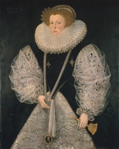 Mary Cornwallis, n. 1580-85 (öljy paneelille)