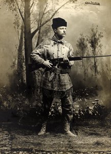 Theodore Roosevelt bucknahassa, Dakota Territory n. 1885 (m/v kuva)