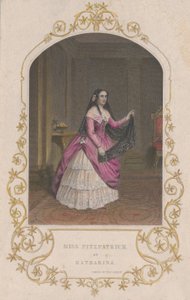 Miss Fitzpatrick hahmona Katharina Taming of the Shrew, 1851., 1851. tekijältä George Greatbach