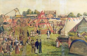 Croydon Fair, 1833 (wc ja muste paperille) tekijältä George Hawkins