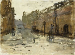 Työ Rotterdamissa tekijältä George Hendrik Breitner
