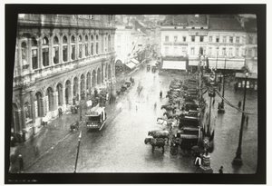 Näkymä Brysselin pohjoiselle asemalle ja Place Rogierille Brysselissä tekijältä George Hendrik Breitner