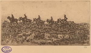 Hussars Riding Single File tekijältä George Hendrik Breitner
