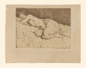 Makaava nainen alaston tekijältä George Hendrik Breitner