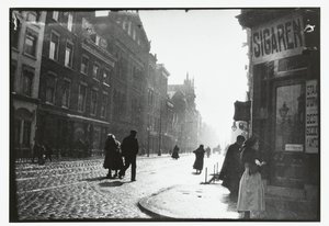 Katunäkymä Rotterdamissa tekijältä George Hendrik Breitner