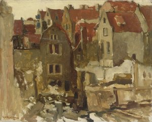 Grand Bazar de la Boursen purku Nieuwendijkissä, Amsterdamissa tekijältä George Hendrik Breitner
