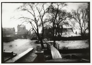 Talvinäkymä Amstelille Amsterdamissa tekijältä George Hendrik Breitner