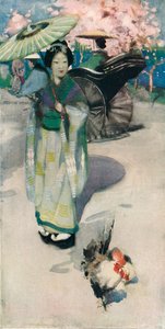 Promenade, Tokio, 1894 tekijältä George Henry