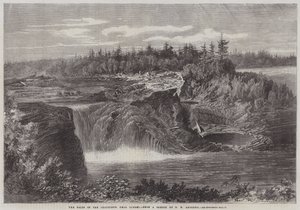 Chaudieren putoukset, lähellä Quebeciä tekijältä George Henry Andrews