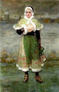 Hollantilainen luistelija tekijältä George Henry Boughton