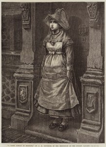 Sateinen sunnuntai Bretagnessa tekijältä George Henry Boughton