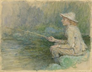 Poika Kalastus tekijältä George Henry Boughton