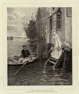 Lautta, hyvä hinta tekijältä George Henry Boughton