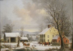 Talvi maalla (1857) tekijältä George Henry Durrie