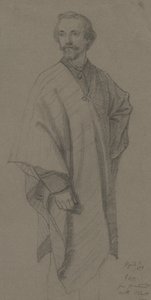 Omakuva, 1870 (grafiitti ruskealle kudospaperille)