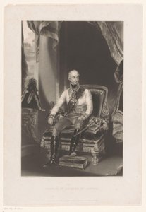 Muotokuva Francis II Josef Karelista, Roomalais-Saksan keisarista Franciscus 1. Itävallan keisari (otsikko esineessä)