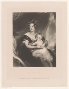Portree van Georgiana Agar-Ellis Lady Dover (otsikko esineessä)