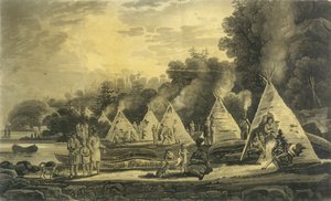 Kotimaassa olevien intiaanien leiri, 1807