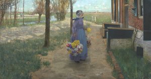 Kukkatyttö Hollannissa, 1887