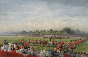 Queen Victorian ensimmäinen VC-jakelu, Hyde Park, 26. kesäkuuta 1857, julkaisija Henry Graves and Co., 25. kesäkuuta 1858