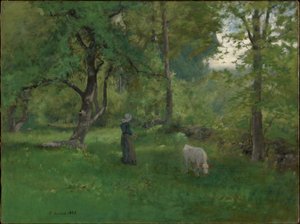 Vihreä maisema tekijältä George Inness