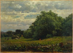 Sadonkorjuuaika tekijältä George Inness