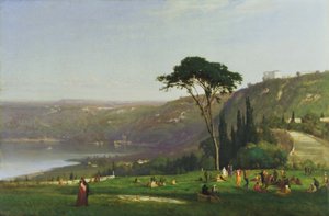 Albano-järvi tekijältä George Inness