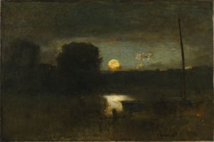 Kuun nousu tekijältä George Inness