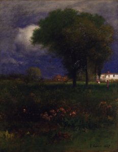 Syyskuun iltapäivä, 1887. tekijältä George Inness