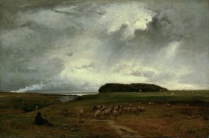 Myrsky, 1876. tekijältä George Inness