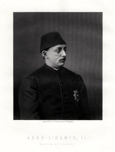 Abd-ul-Hamid II, viimeinen ottomaanien valtakunnan sulttaani, 1800-luku.