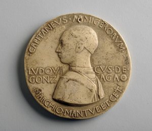 Kipsinen medaljonki tekijältä George James Frampton