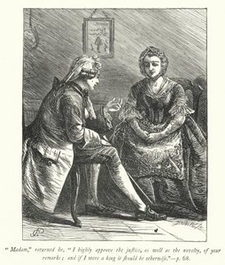 Kuvitus teokseen The Vicar of Wakefield (kaiverrus)